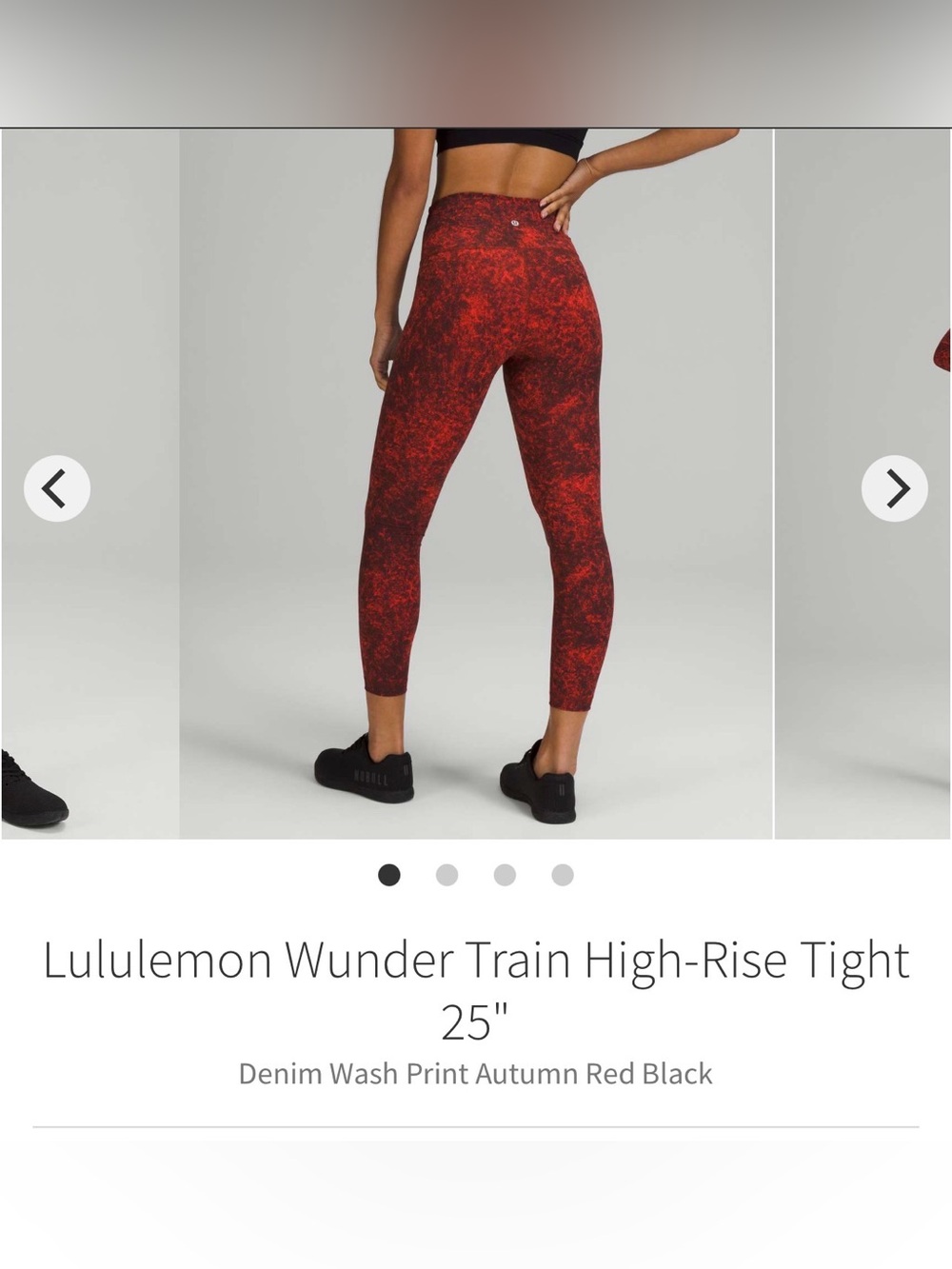 Lululemon Leggings Wunder Train High-Rise Tight 25” S 6